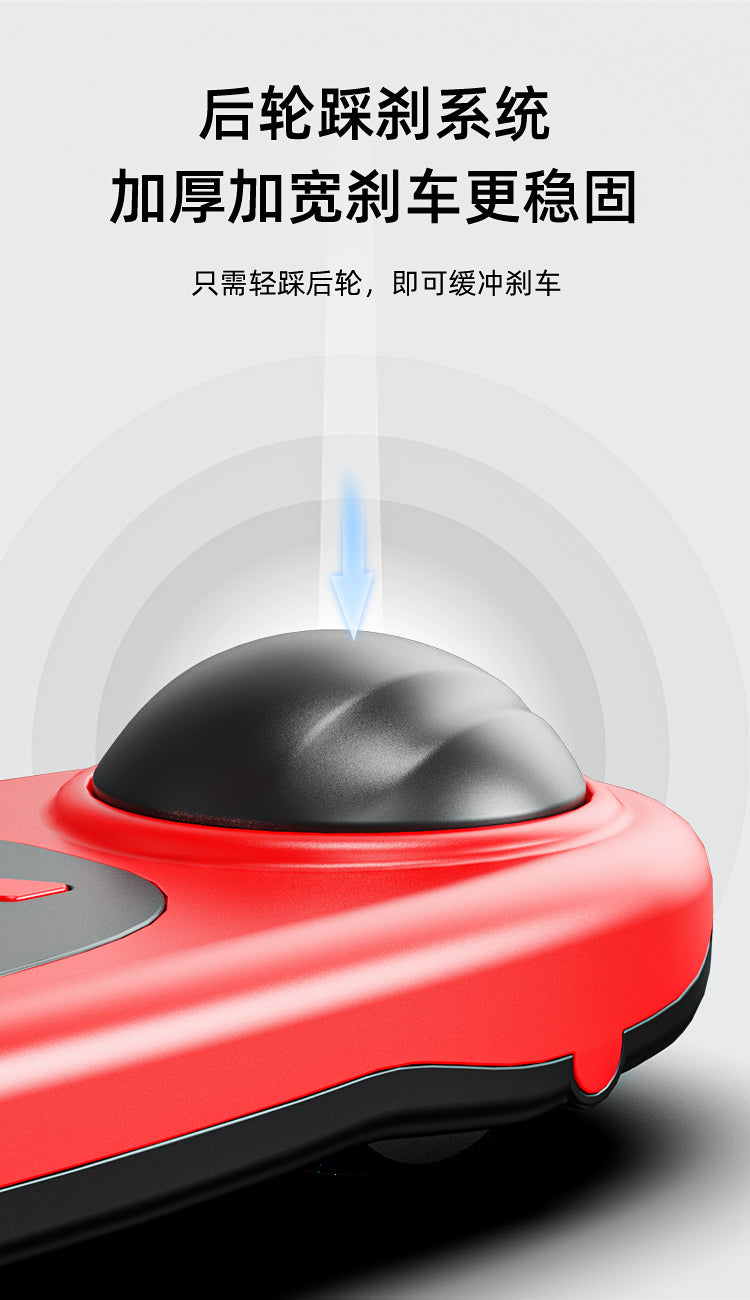 Adjustable LED Kick Scooter with Foldable