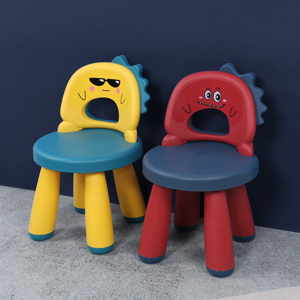 iZEL Kids Dino Fun Kids Chair – Colourful and Sturdy, Anti-Slip Children's Chairs