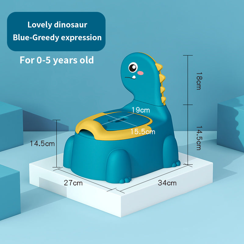 iZEL Kids Dino Buddy Toddler Potty Training Seat - Fun and Comfortable Dinosaur Potty Chair