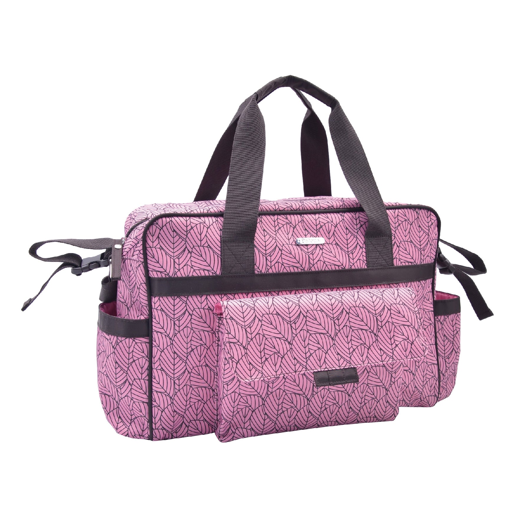 iZEL Kids Mommy Messenger Nappy Bag - Waterproof Maternity Tote (Pink)