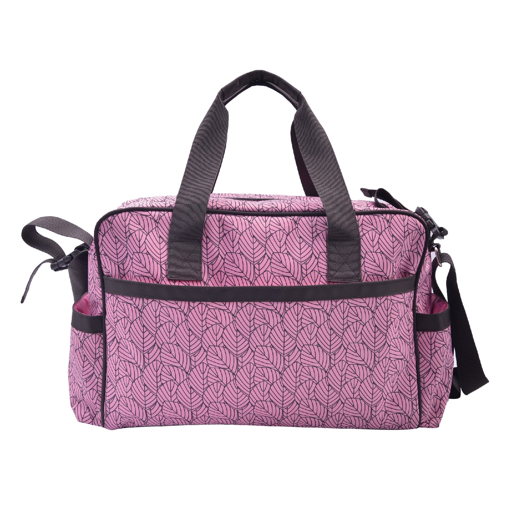 iZEL Kids Mommy Messenger Nappy Bag - Waterproof Maternity Tote (Pink)