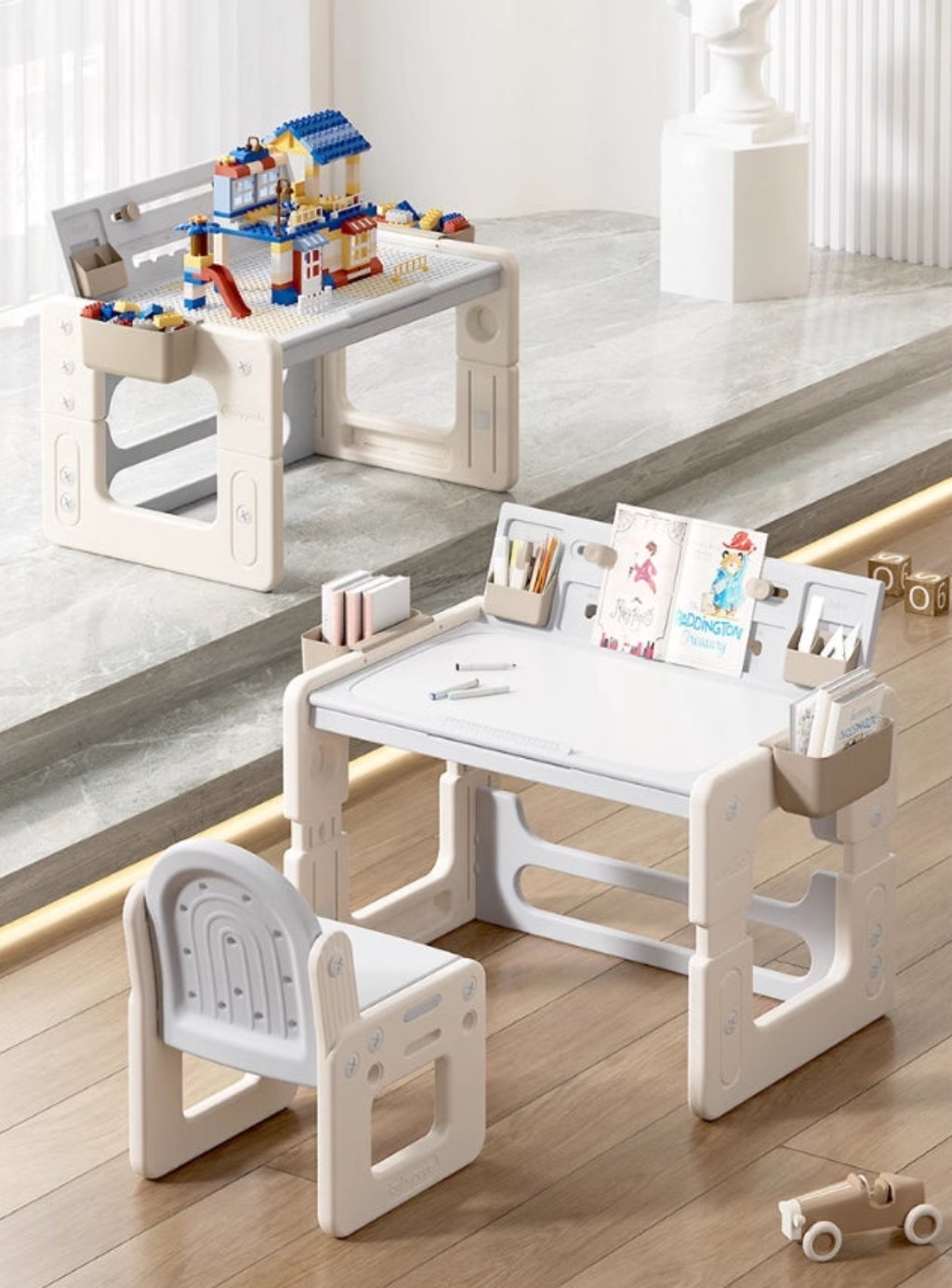 Kids Adjustable Learning Desk and Chair Set